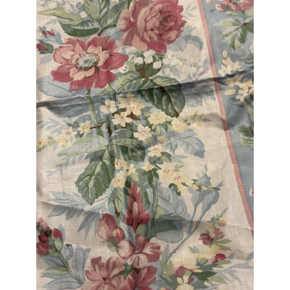 New Vintage Waverly Carolina Rose Floral Fabric 13 Yards Vintage Romantic Crafti